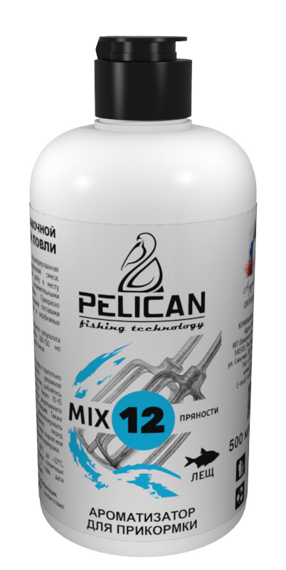 Ароматизатор жидкий Pelican Mix 12 Лещ Пряности 500мл