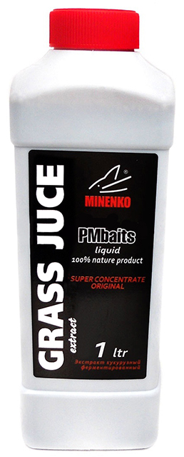 Ароматизатор сироп Minenko PMbaits Liquid Additives Grass Juice (экстракт травяной) 1л
