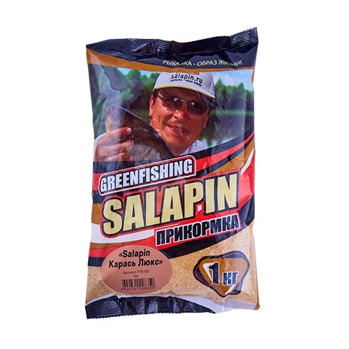 Прикормка летняя Greenfishing Sector-GF Salapin Карась Люкс 1кг