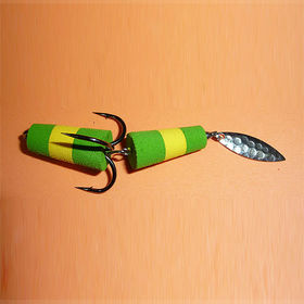 Приманка джиговая Флажок 3 Yellow - Green Россия