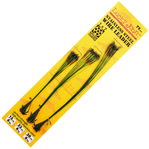 Поводки стальной Lucky John Ssw 1x7  15/23/30см - 0.52мм - 12кг