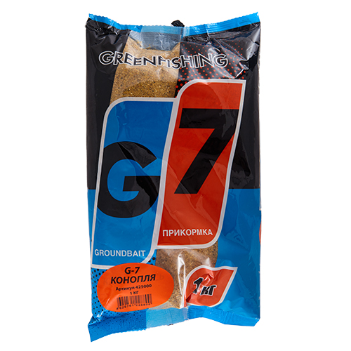 Прикормка летняя Greenfishing G7 Конопля 1кг