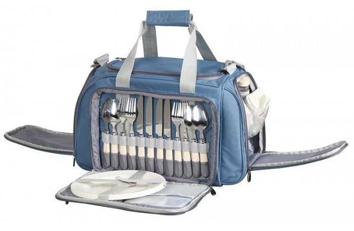 Термосумка Norfin Vardo NFL с посудой на 4 персоны
