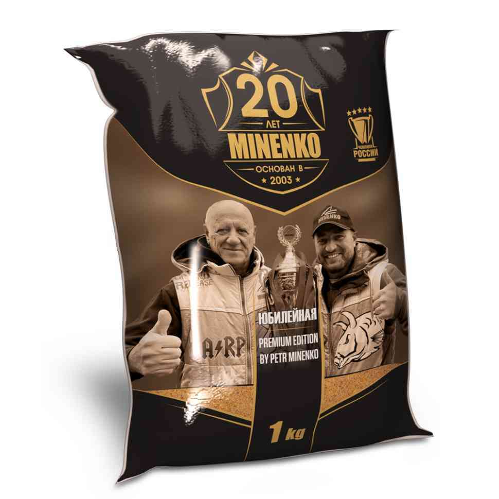 Прикормка летняя Minenko Юбилейная Кукуруза-Конопля 1кг