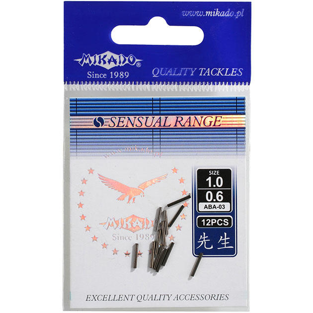 Трубка латунная для поводков Mikado 1.0х0.6мм