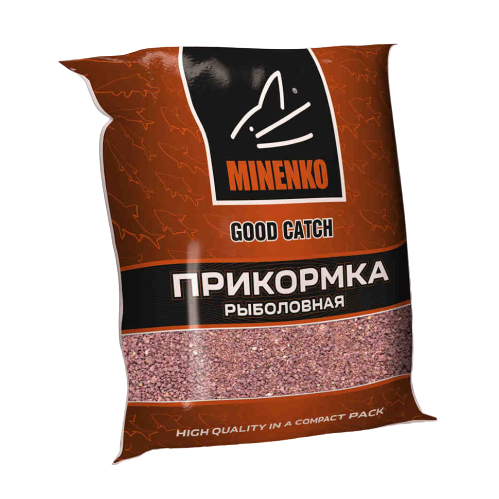Прикормка зимняя Minenko Good Catch Мотыль 700гр (увлажненная)