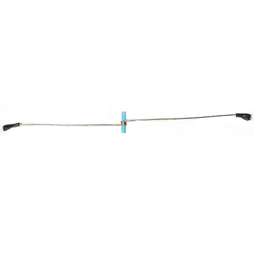 Отвод двойной с трубкой и кембриком 17см Россия