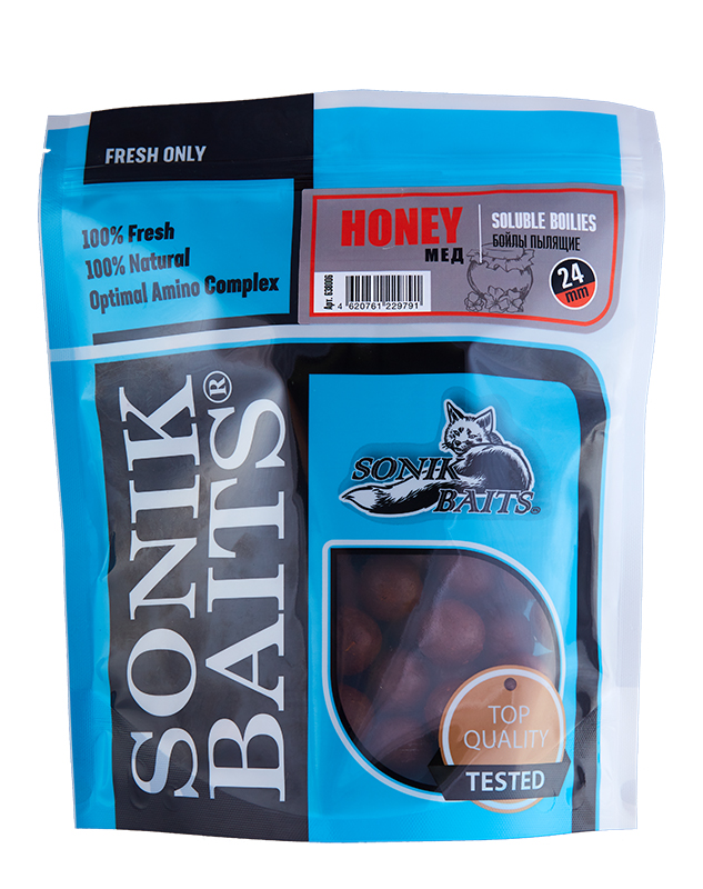 Бойлы пылящие Sonik Baits Honey 24мм - 750гр