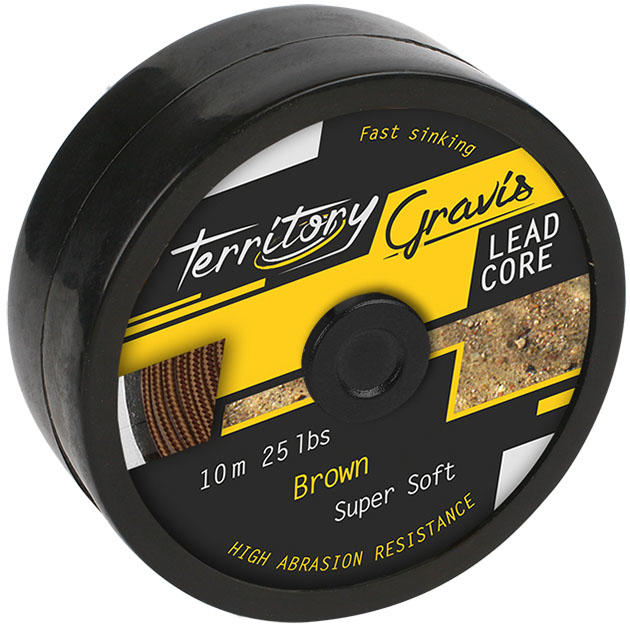 Лидкор Mikado Gravis Leadcore Brown 10м - 15.9кг/35lb