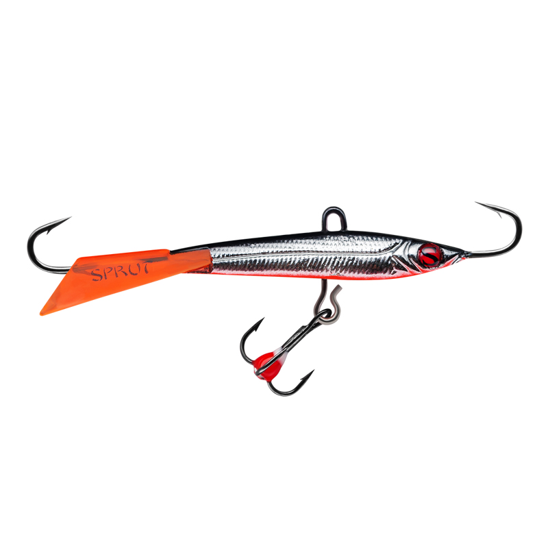 Балансир Sprut Hiko №7 цвет SBK-EP + дополнительный тройник с фосфорной каплей