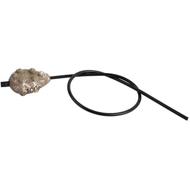 Грузило карповое сменное скользящее с антизакручивателем плоское Mikado №24S - 60гр