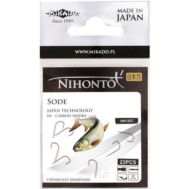 Крючки Mikado Nihonto - Sode №12 BR