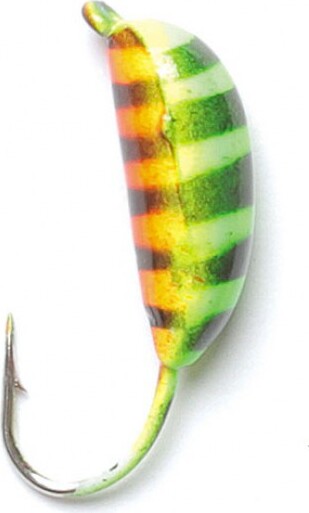 Мормышка вольфрамовая Lucky John Банан рижский с петелькой 040 - 17