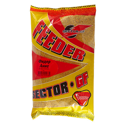 Прикормка летняя Greenfishing Sector-GF Фидер Анис 1кг