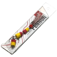 Приманка джиговая Lucky John Pennon 25 Yellow - Red в блистере