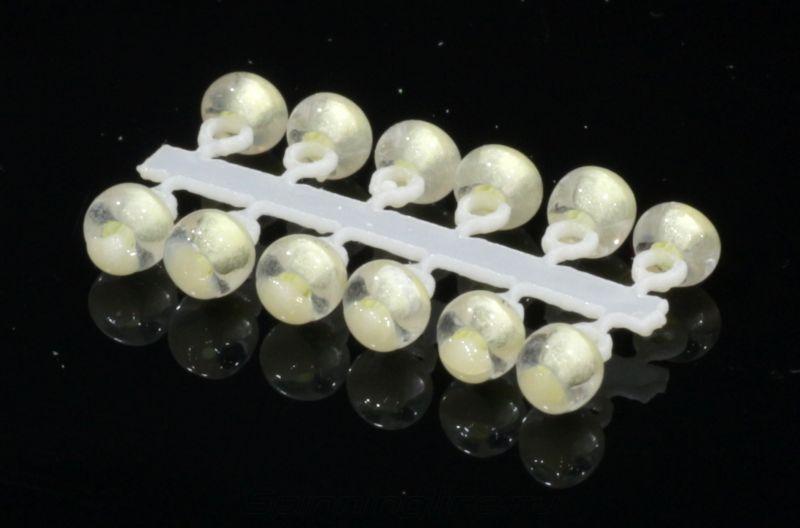 Микро-Бис Шар 3.1мм желтый светонакопительный Россия