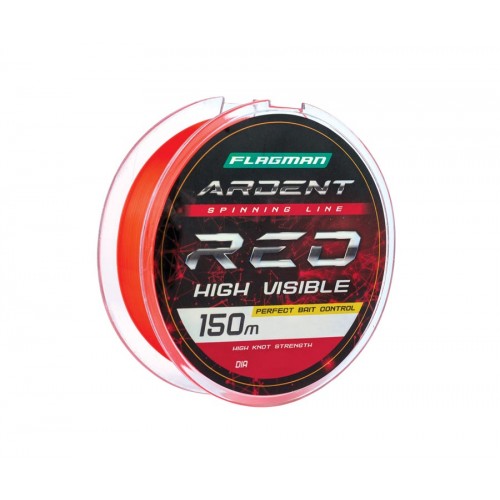 Леска монофильная Flagman Ardent Red 150м - 0.22мм - 6.4кг/14.1lb