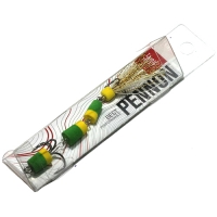 Приманка джиговая Lucky John Pennon 25 Green - Yellow в блистере