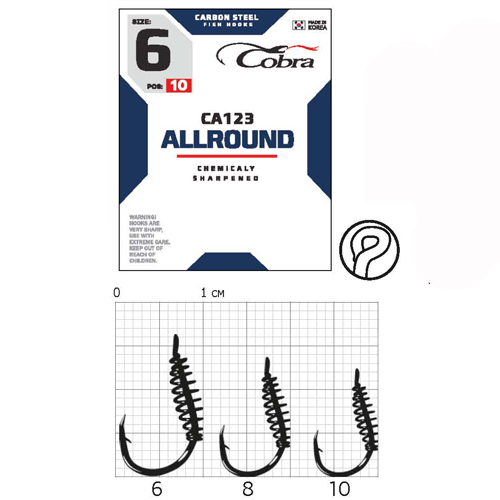 Крючки Cobra Pro AIIround CA123 №8