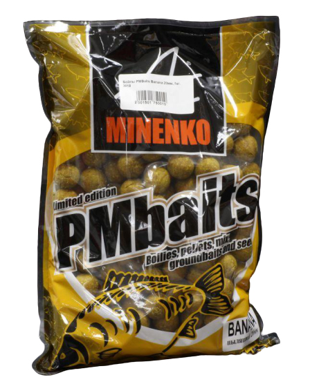 Бойлы пылящие Minenko PMbaits Big Pack Banana 26мм - 3кг