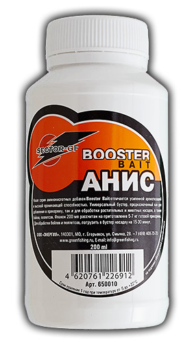 Добавка аминокислоты Greenfishing Booster Bait Анис 200мл