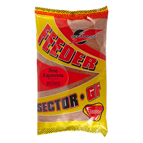 Прикормка летняя Greenfishing Sector-GF Фидер Лещ Карамель 1кг
