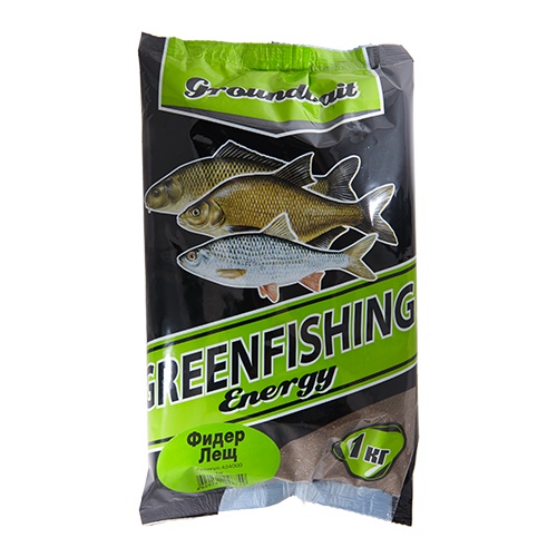 Прикормка летняя Greenfishing Energy Фидер Лещ 1кг
