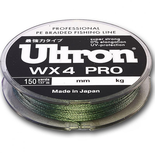 Плетеный шнур Ultron WX 4 Pro Gray 100м - 0.27мм - 24кг