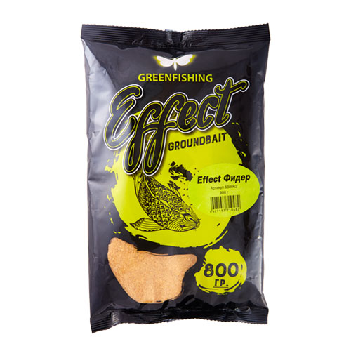 Прикормка летняя Greenfishing Effect Фидер 800гр
