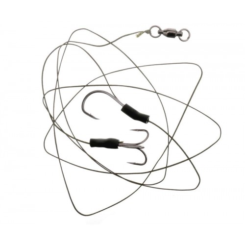 Готовая сомовая оснастка Flagman Cat Fish Rig Single & Trible Hooks FCFR003