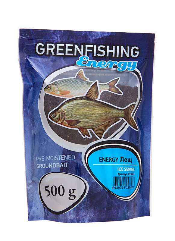 Прикормка зимняя Greenfishing Energy Ice Лещ 500гр