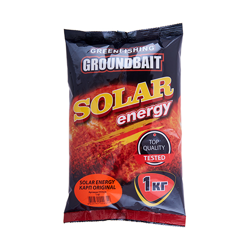 Прикормка летняя Greenfishing Solar Energy Карп Original 1кг