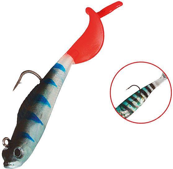 Приманка оснащенный Mikado Crystal Fish WXH-55 100 - 8