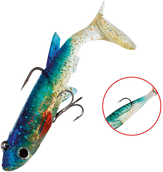 Приманка оснащенный Mikado Crystal Fish WXH-65 100 - 113