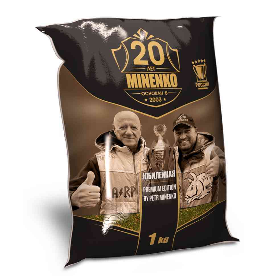 Прикормка летняя Minenko Юбилейная  (Чеснок) 1кг