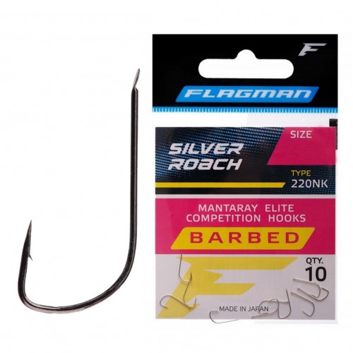 Крючки Flagman Silver Roach №18