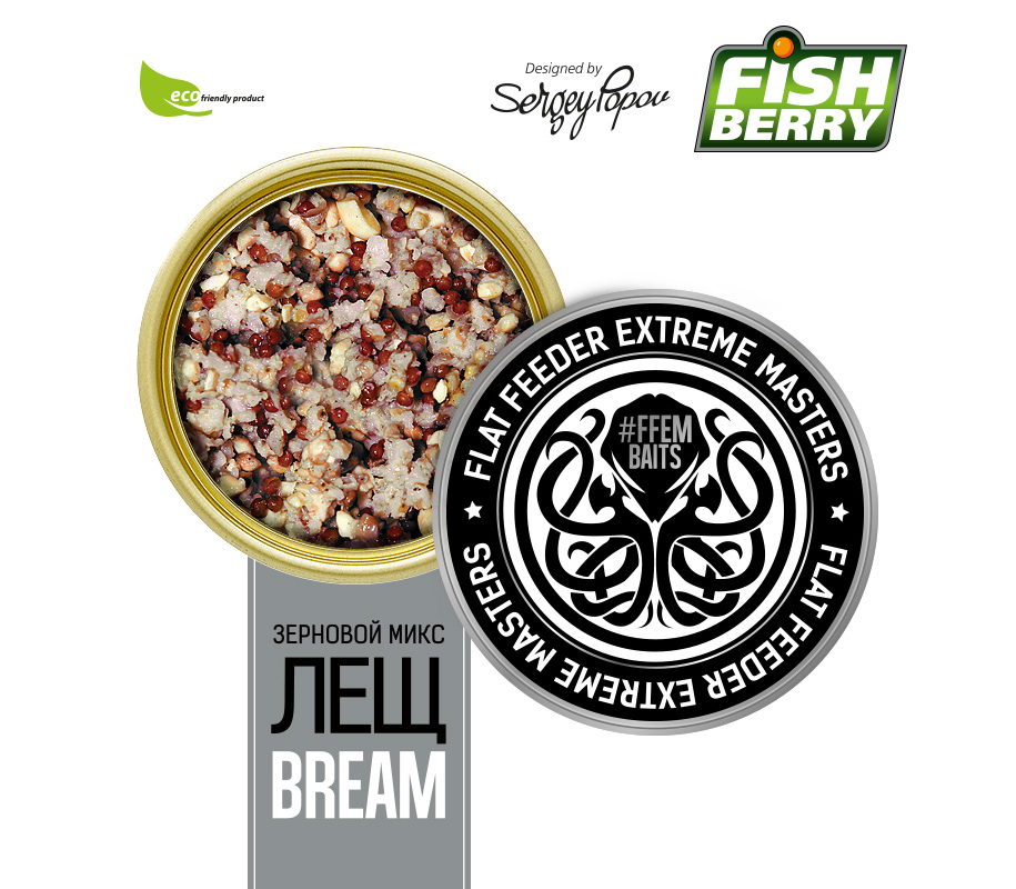 Зерновая смесь FFEM FishBerry Bream (корица/карамель) 430мл