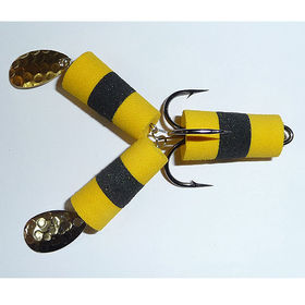 Приманка джиговая Лягншла 150 Black - Yellow Россия