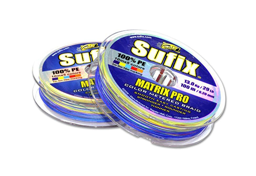Плетеный шнур Sufix Matrix Pro x6 New Multiсolor 100м - 0.35мм - 36кг