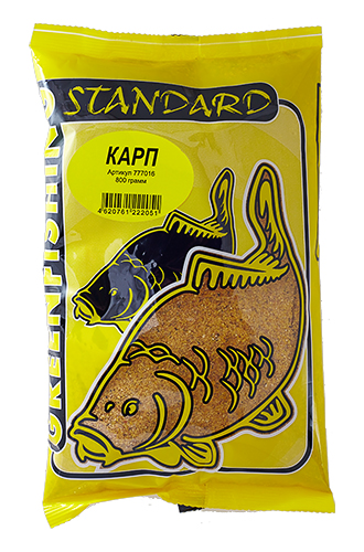 Прикормка летняя Greenfishing Standard Карп 800гр