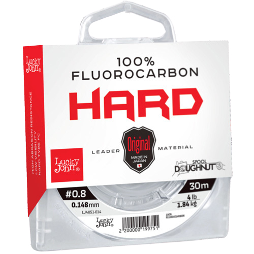 Леска флюрокарбоновая Lucky John Fluorocarbon Hard 30м - 0.26мм - 5.06кг