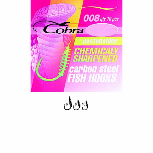 Крючки Cobra Pasteholder C008NSB №6