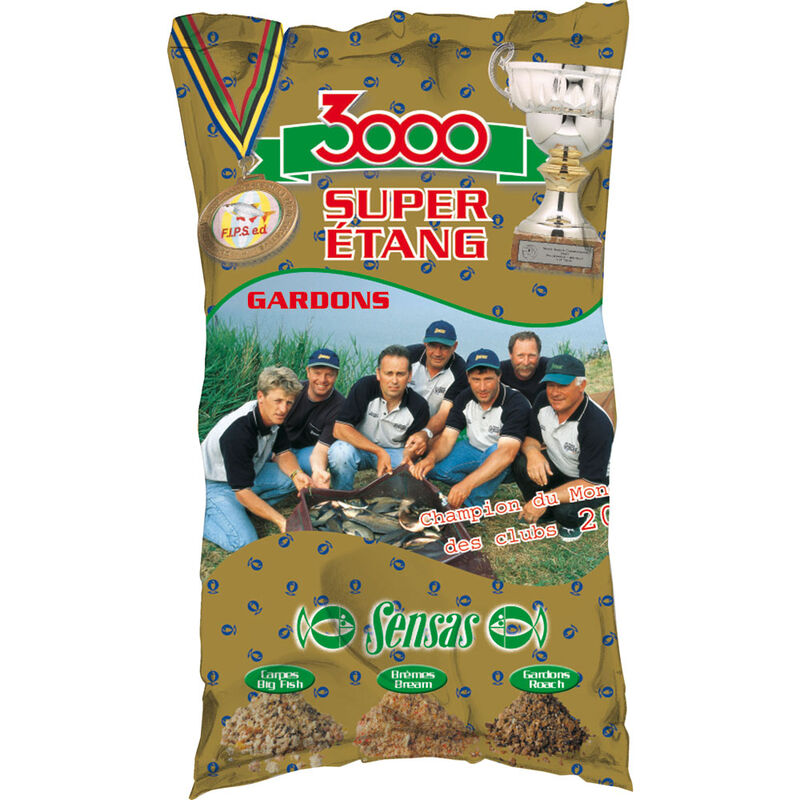 Прикормка летняя Sensas 3000 Super Riviere Gardon 1кг