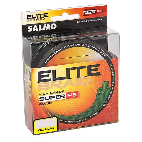 Плетеный шнур Salmo Elite Braid Yellow 125м - 0.50мм - 55.4кг