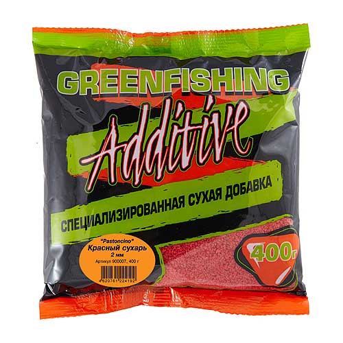Красный сухарь GreenFishing Pastoncino 2мм - 400гр