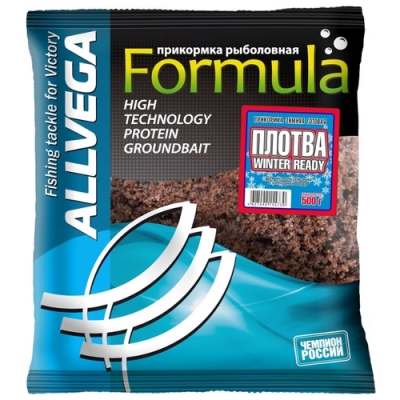 Прикормка зимняя готовая Allvega Formula Winter Ready Плотва 900гр