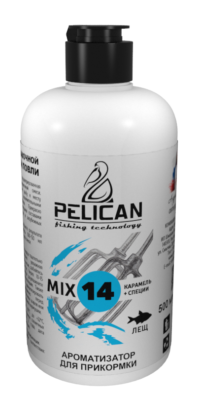 Ароматизатор жидкий Pelican Mix 14 Лещ Карамель + Специи 500мл