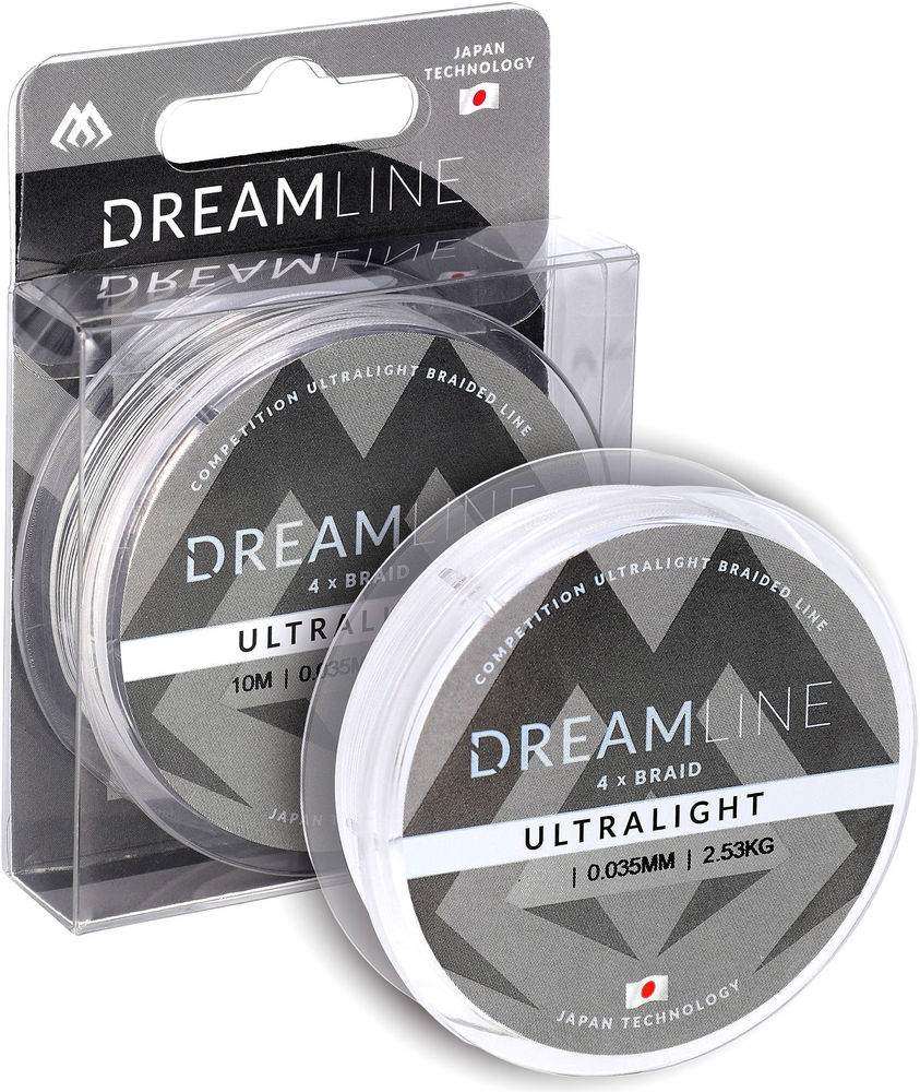 Плетеный шнур Mikado Dreamline Ultralight White 150м - 0.058мм - 4.43кг