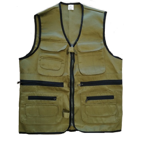 Жилет рыболовный цвет Хаки размер 54 Россия
