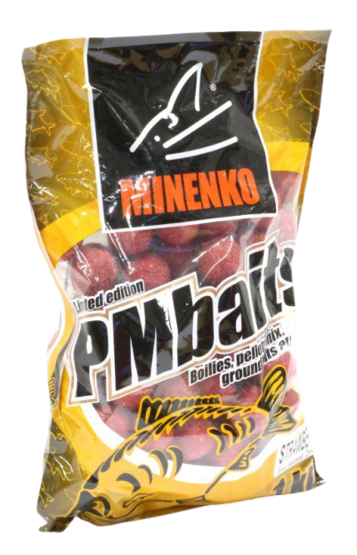 Бойлы пылящие Minenko PMbaits Big Pack Strawberry 26мм - 3кг